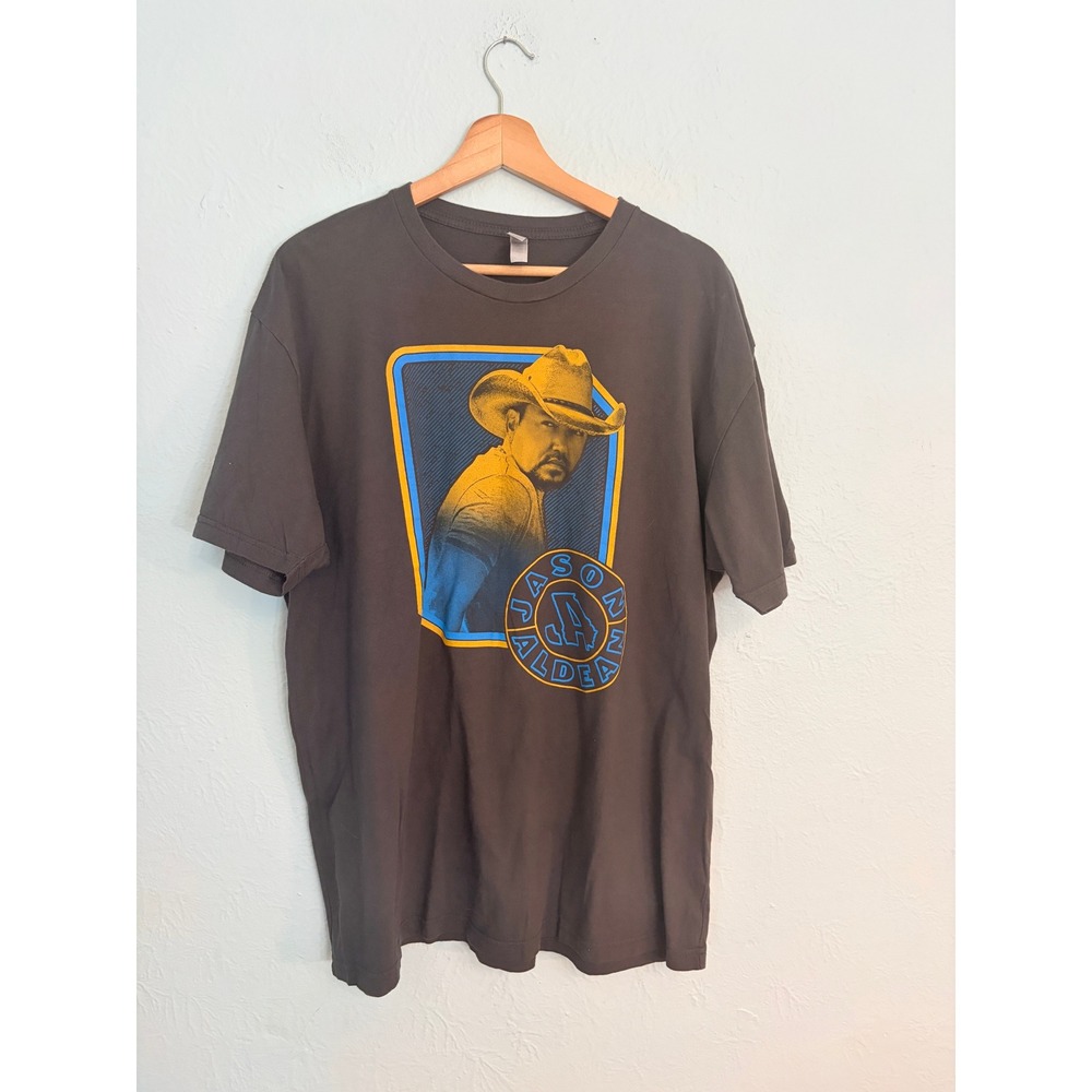 Jason Aldean T-Shirt XL Gray We Back Tour 2020 Graphic Country Music Tee
